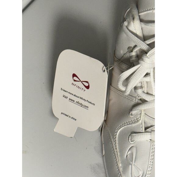 Nfinity Game Day Cheer Shoes White Size 10 NF-1009-0000 Bioniq Tumbling - Picture 6 of 11
